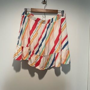 XL Hurley striped skirt